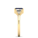 14K Yellow Gold - Sapphire