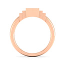 14K Rose Gold - Emerald