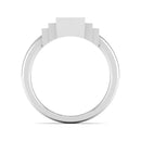 14K White Gold - Emerald