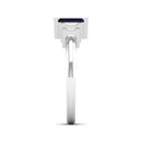 14K White Gold - Sapphire