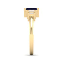 14K Yellow Gold - Sapphire