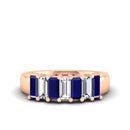 14K Rose Gold - Sapphire