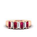 14K Rose Gold - Ruby