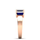 14K Rose Gold - Sapphire