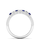 14K White Gold - Sapphire