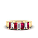 14K Yellow Gold - Ruby