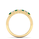14K Yellow Gold - Emerald