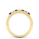 14K Yellow Gold - Sapphire