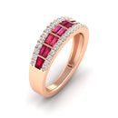 14K Rose Gold - Ruby