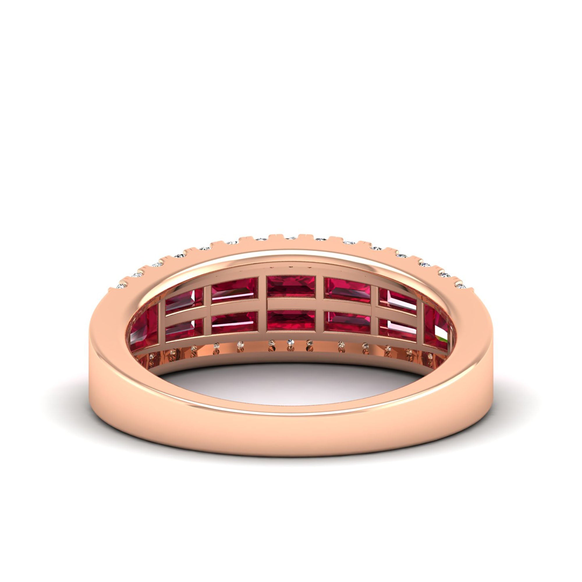 14K Rose Gold - Ruby