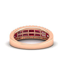 14K Rose Gold - Ruby