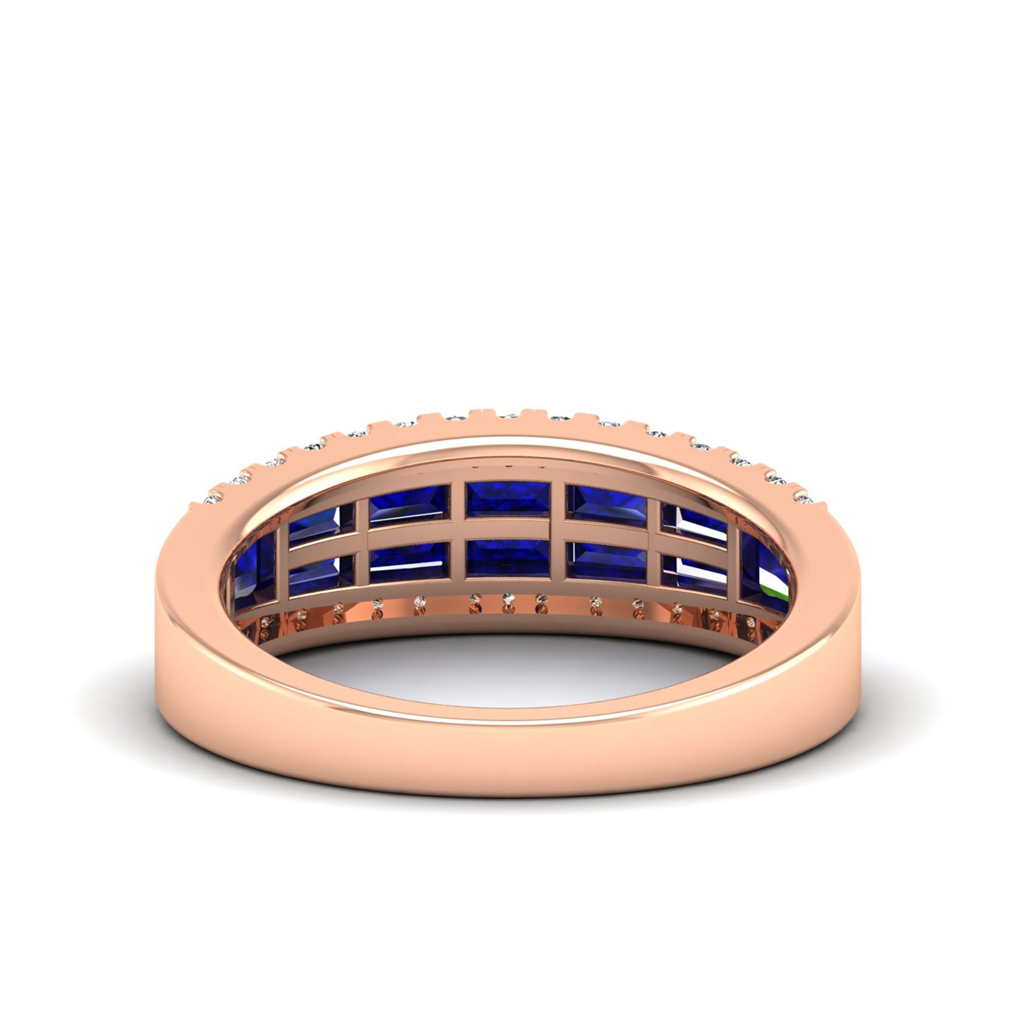 14K Rose Gold - Sapphire
