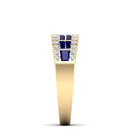 14K Yellow Gold - Sapphire