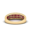 14K Yellow Gold - Ruby