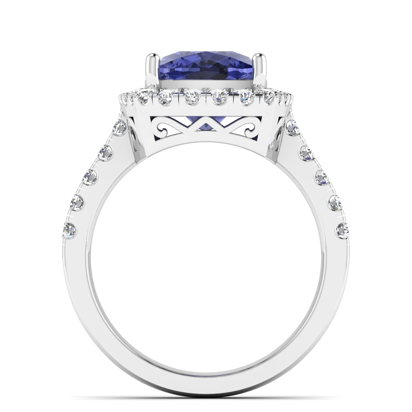 14K White Gold