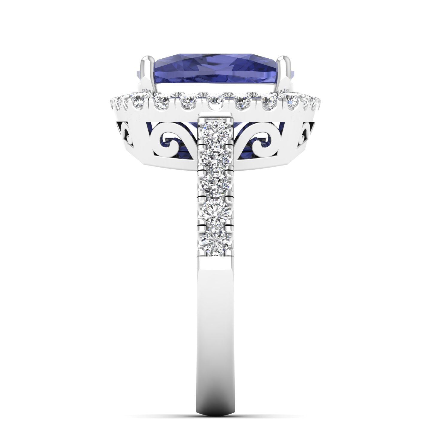 14K White Gold