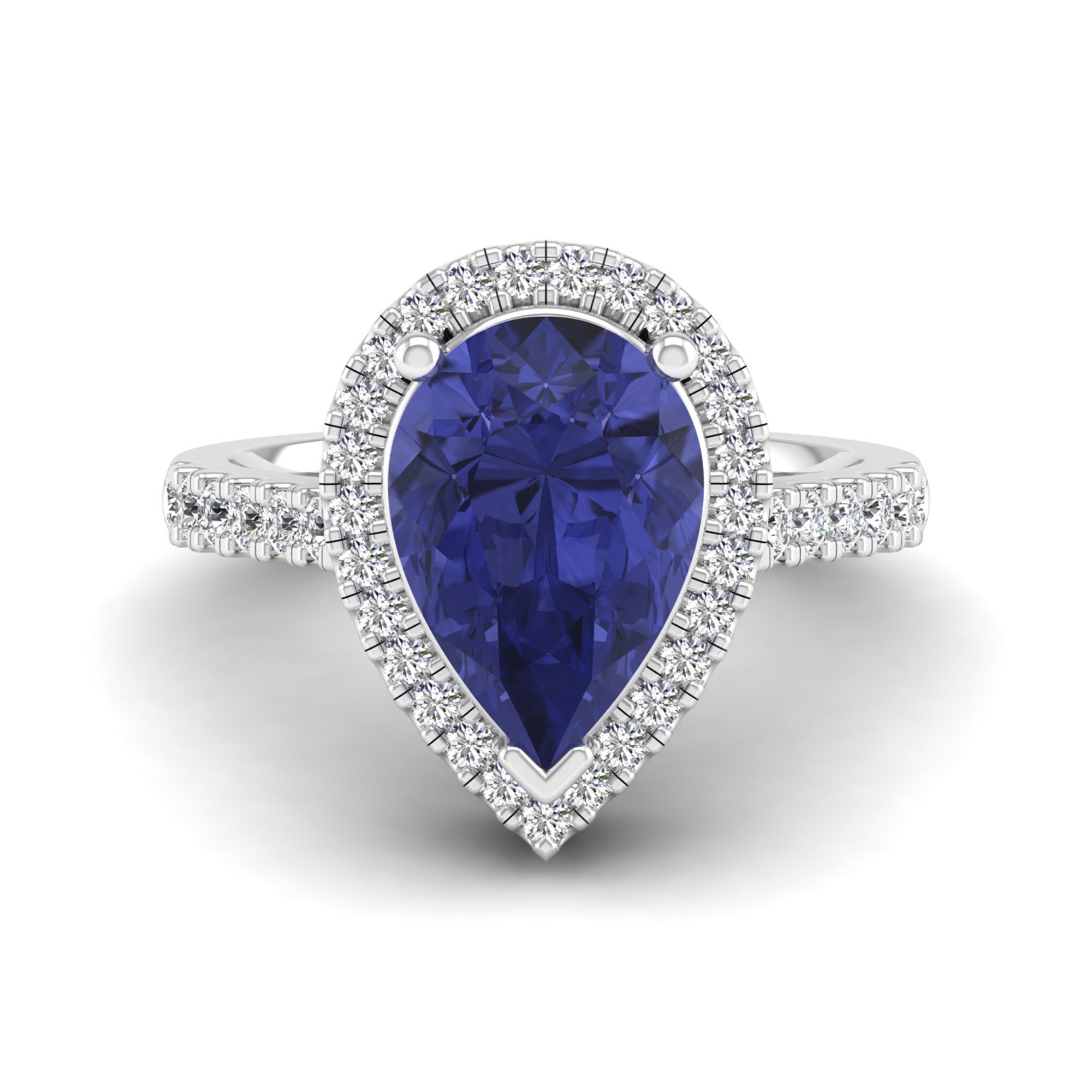 14K White Gold