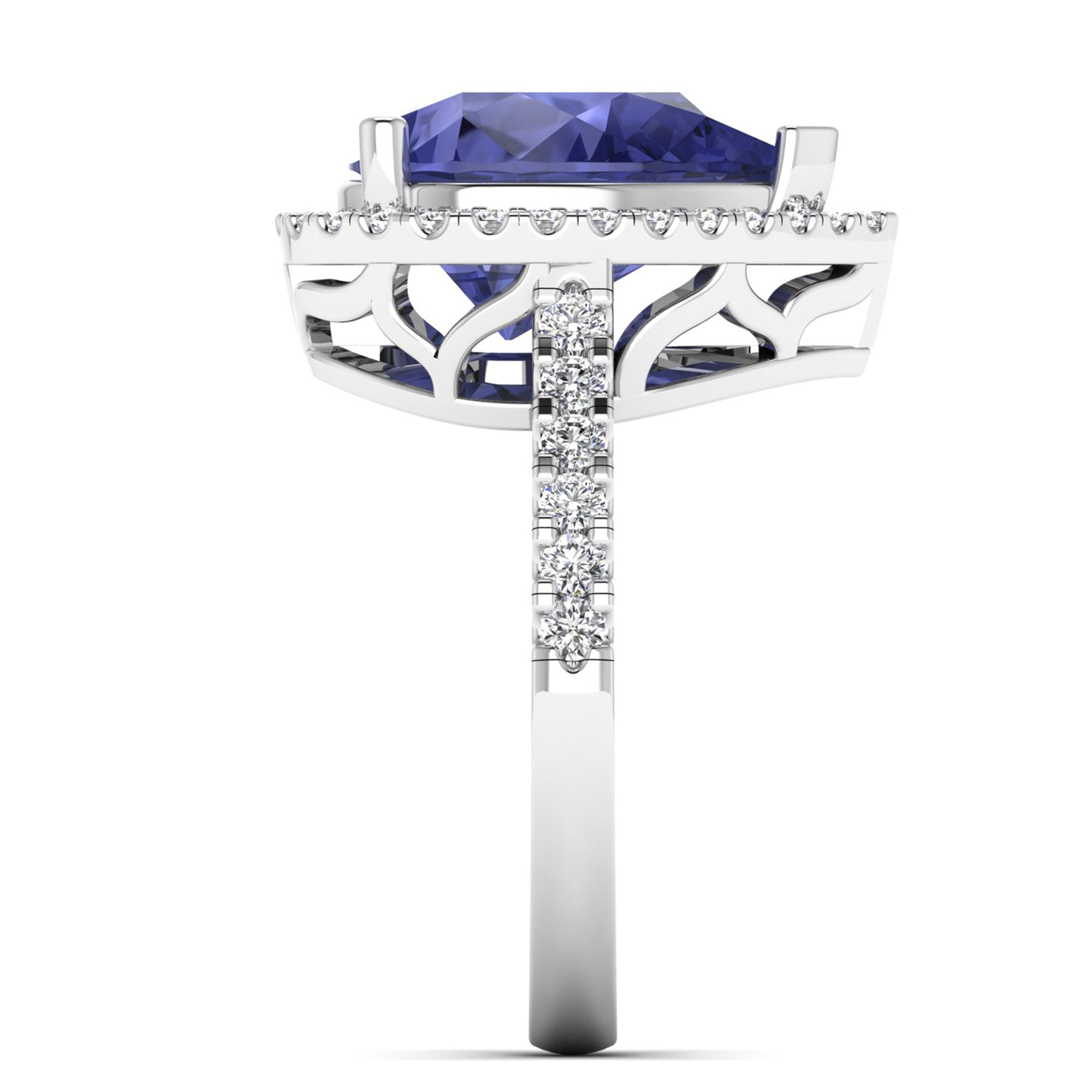 14K White Gold