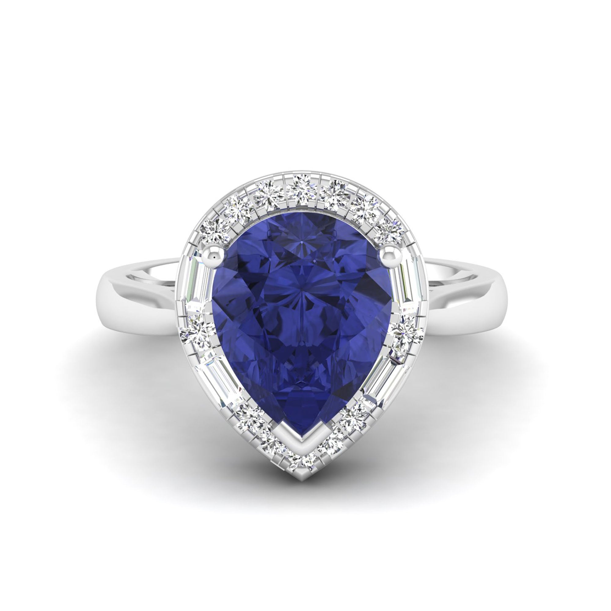 14K White Gold