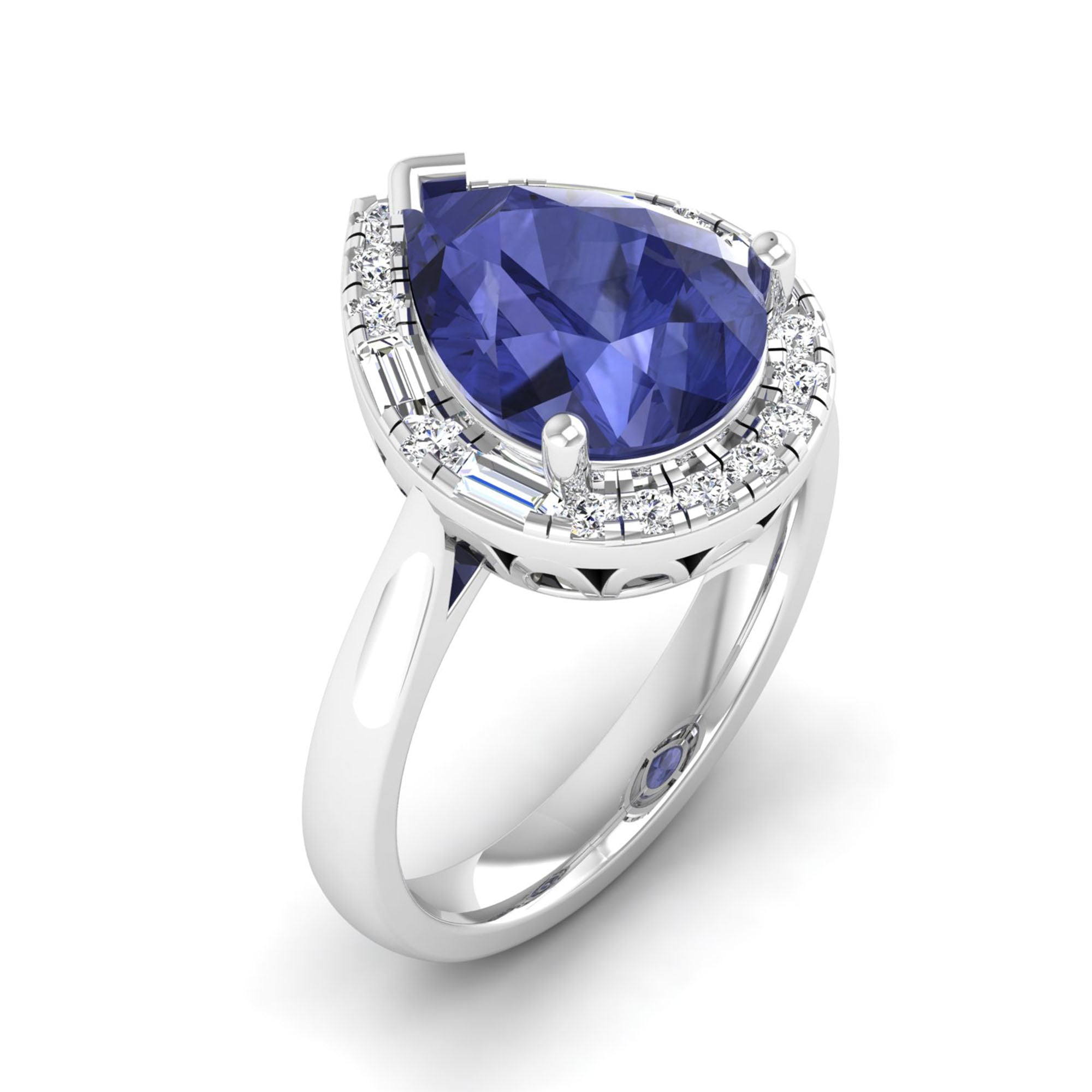 14K White Gold