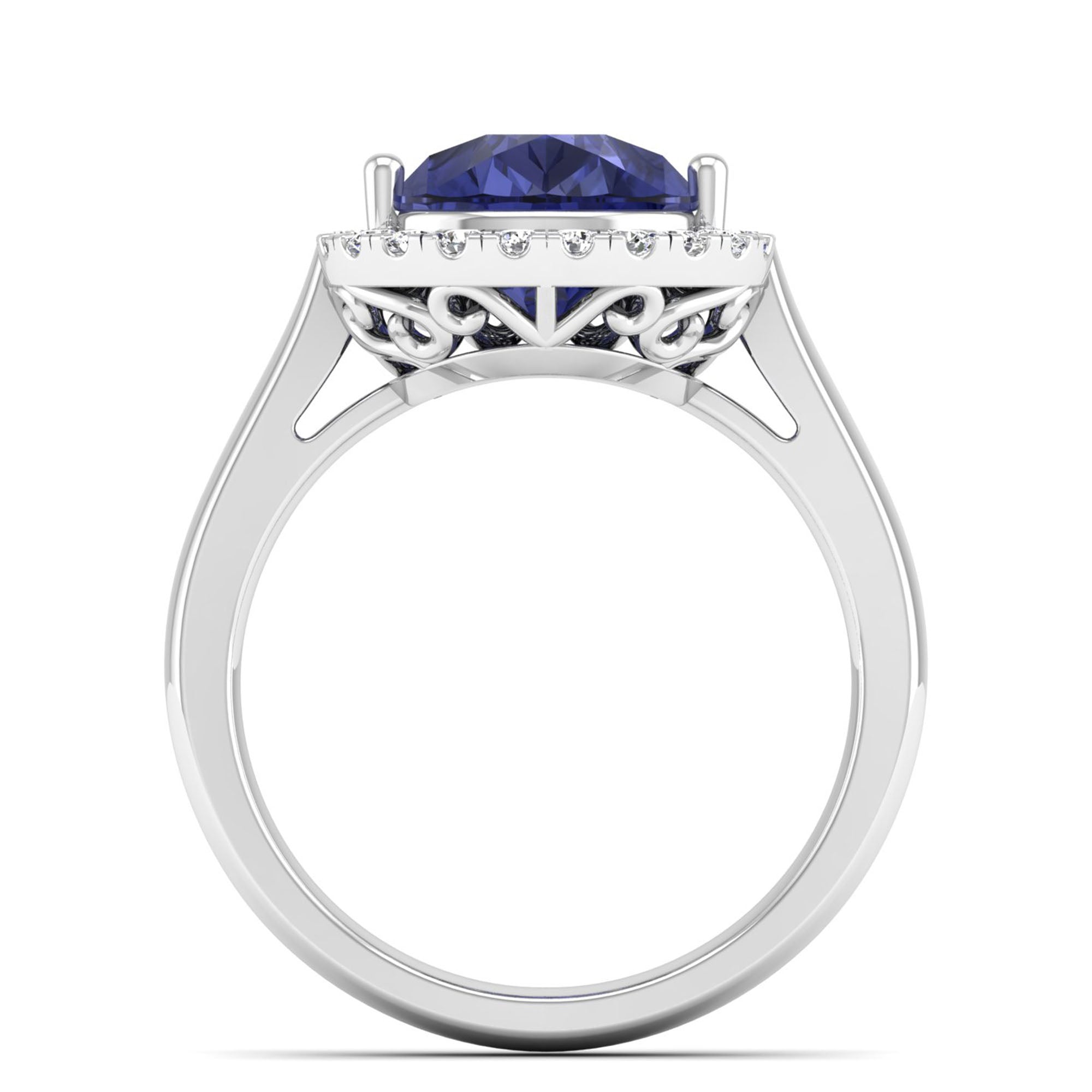 14K White Gold