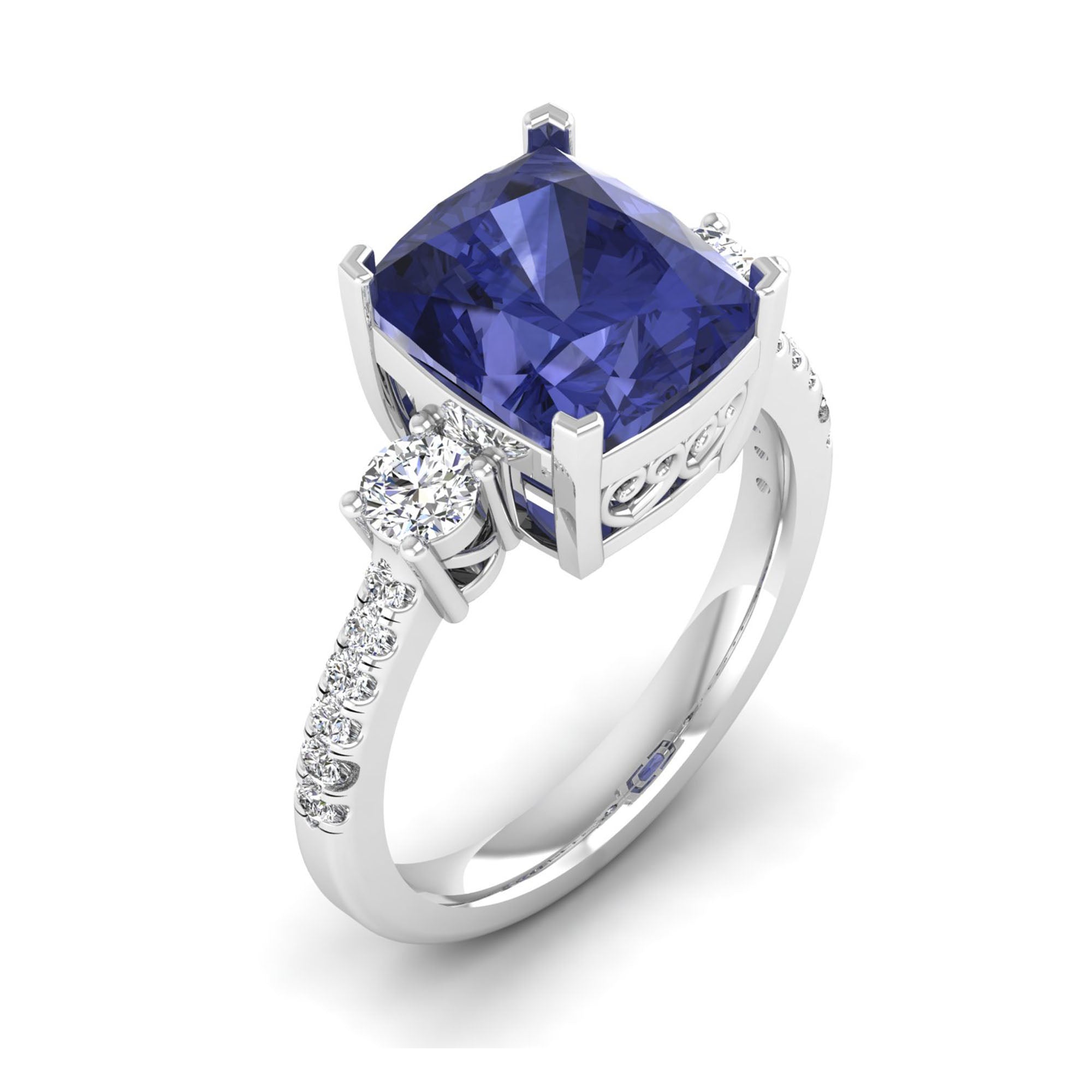 14K White Gold