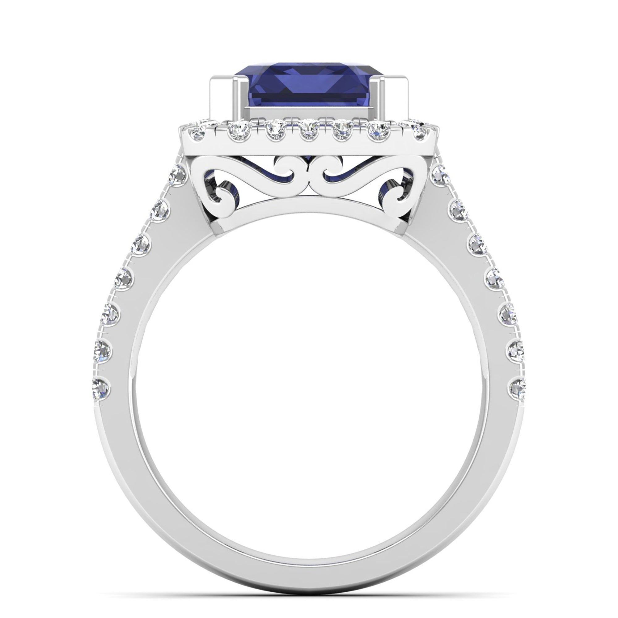 14K White Gold