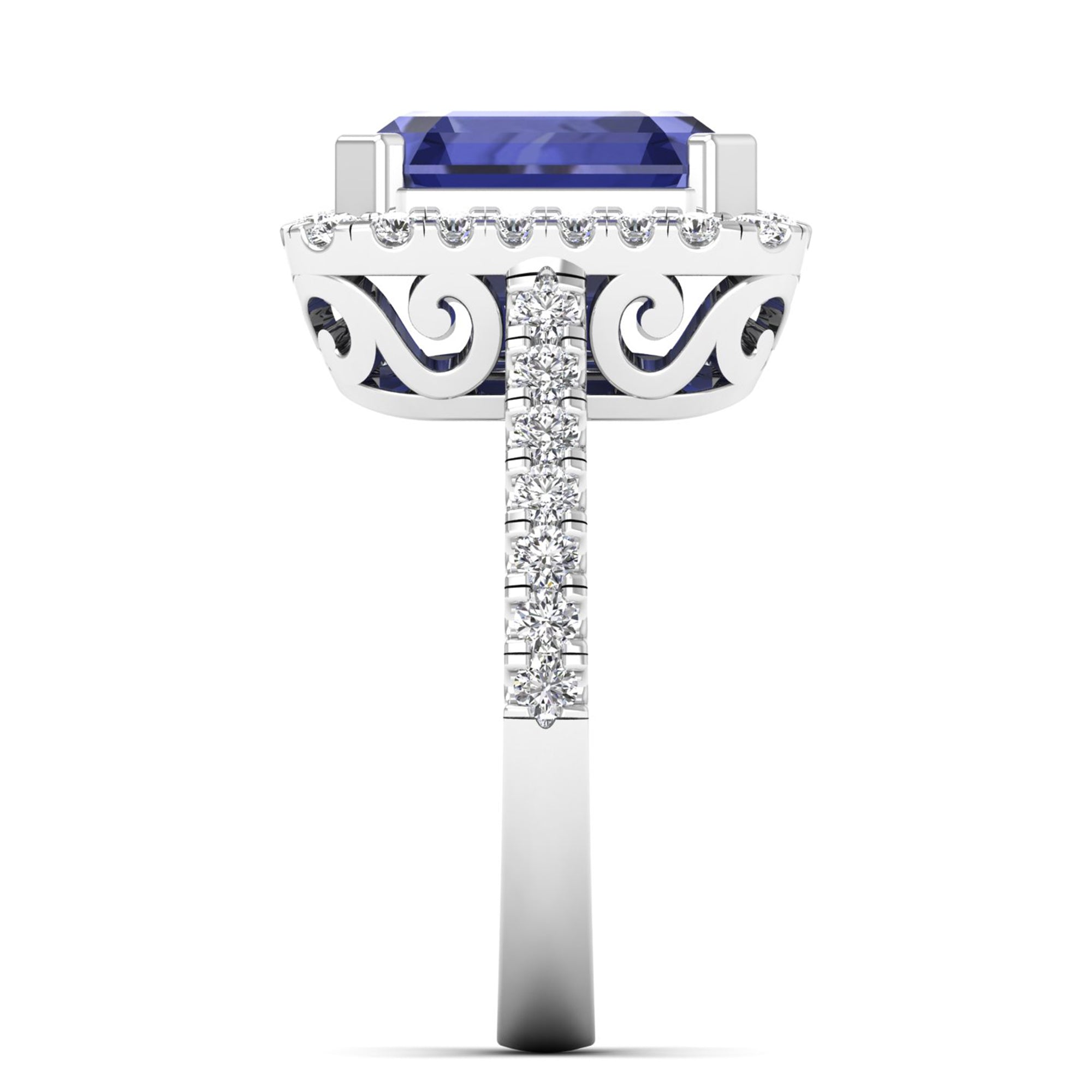 14K White Gold