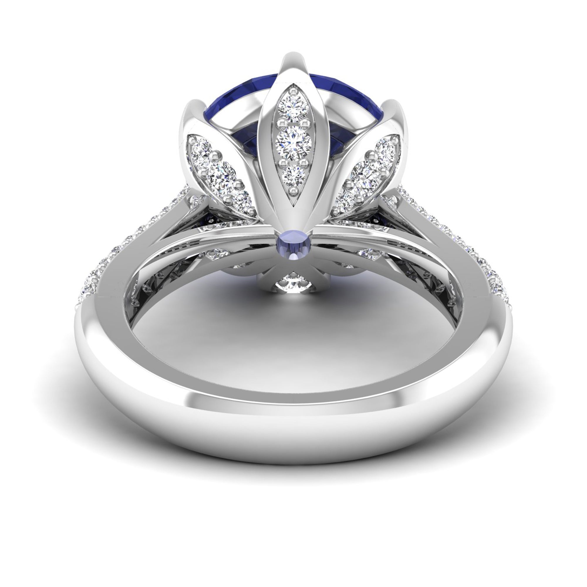 14K White Gold