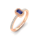14K Rose Gold - Tanzanite
