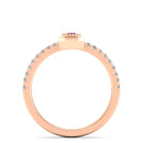 14K Rose Gold - Ruby