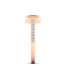 14K Rose Gold - Sapphire