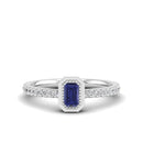 14K White Gold - Tanzanite