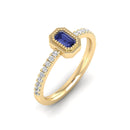 14K Yellow Gold - Tanzanite