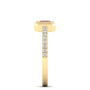 14K Yellow Gold - Ruby