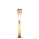 14K Yellow Gold - Sapphire