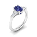 14K White Gold - Tanzanite