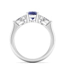 14K White Gold - Tanzanite