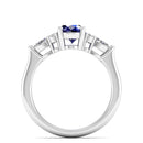 14K White Gold - Sapphire