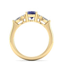 14K Yellow Gold - Tanzanite