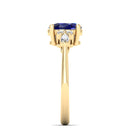 14K Yellow Gold - Sapphire