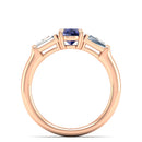 14K Rose Gold - Tanzanite