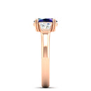 14K Rose Gold - Sapphire