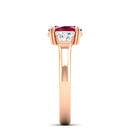 14K Rose Gold - Ruby