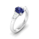 14K White Gold - Tanzanite