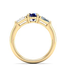 14K Yellow Gold - Sapphire