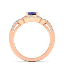 14K Rose Gold - Tanzanite