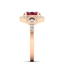 14K Rose Gold - Ruby