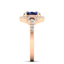 14K Rose Gold - Sapphire