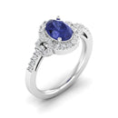 14K White Gold - Tanzanite